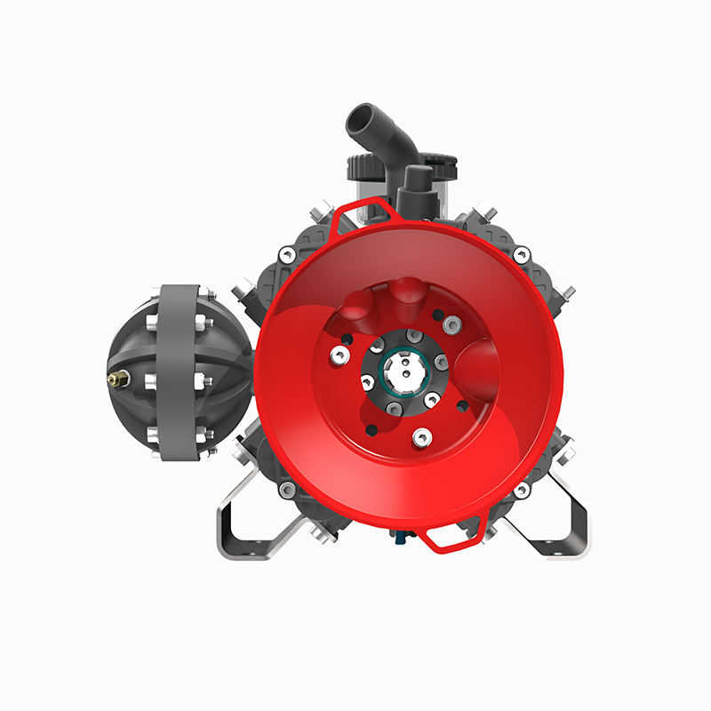 360° MTS-496 D - 4 Membranlı Düz Pompa
