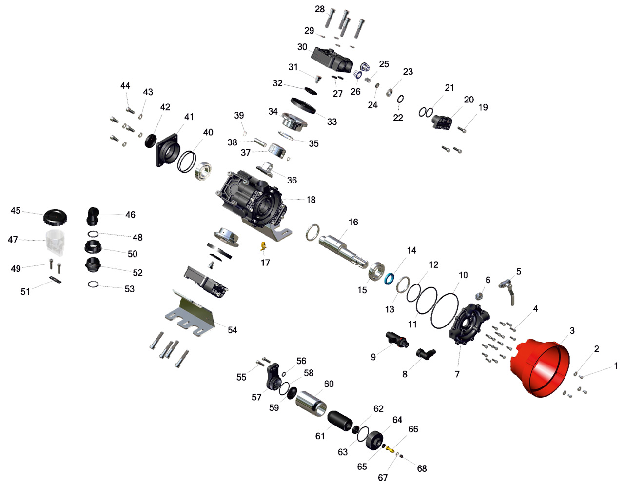 MTS-496 T - 4 Membranlı Tüplü Bileşen Resmi