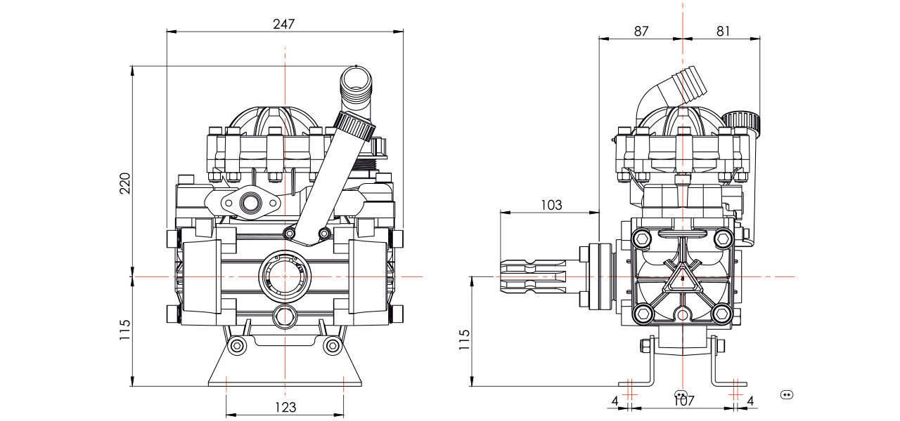MTS-230 N Teknik Resim