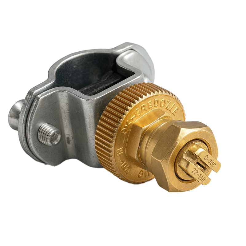 Yelpaze Uçlu Kelepçeli Enjektör