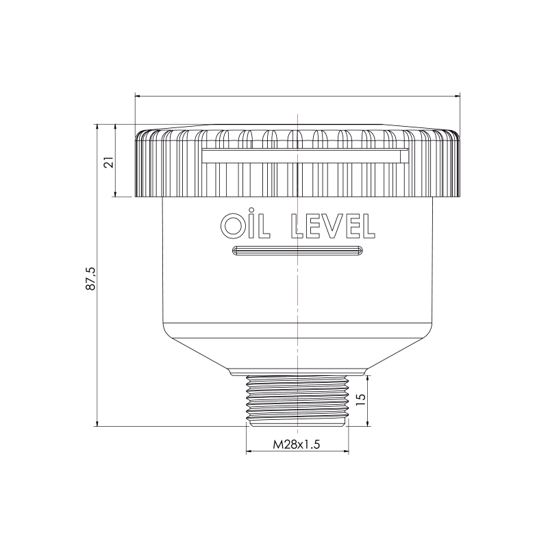 145/496 Lt'lik Pompa Yağdanlığı Teknik Resim